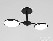 Светильник светодиодный (Люстра) Мелодия Света 0003-2(M2) BK 12Вт Черный картинка 